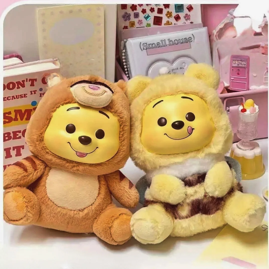 สินค้าขายดี วินนี่เดอะพาร์ตี้ ซีรีส์ กล่องสุ่ม ตุ๊กตาไวนิลพวงกุญแจ กล่องปริศนา ของขวัญวันเกิดสุดน่ารัก ของแท้ กล่องเดิม