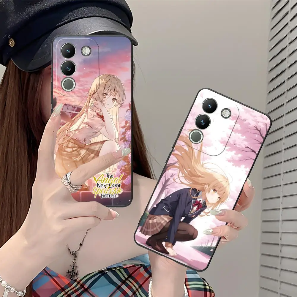 

Angel Mahiru Shina Phone Case for VIVO V60 V50 V40 V30 V29 V27 V25 V23 Pro Lite 5G Soft TPU Shockproof Cover