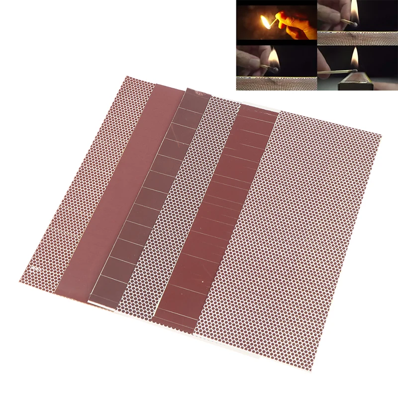 1pcs Matchstick Striker Adhesive Matches Skin Flame Paper Phosphorus Sheet Match Paper DIY Candle Accessories