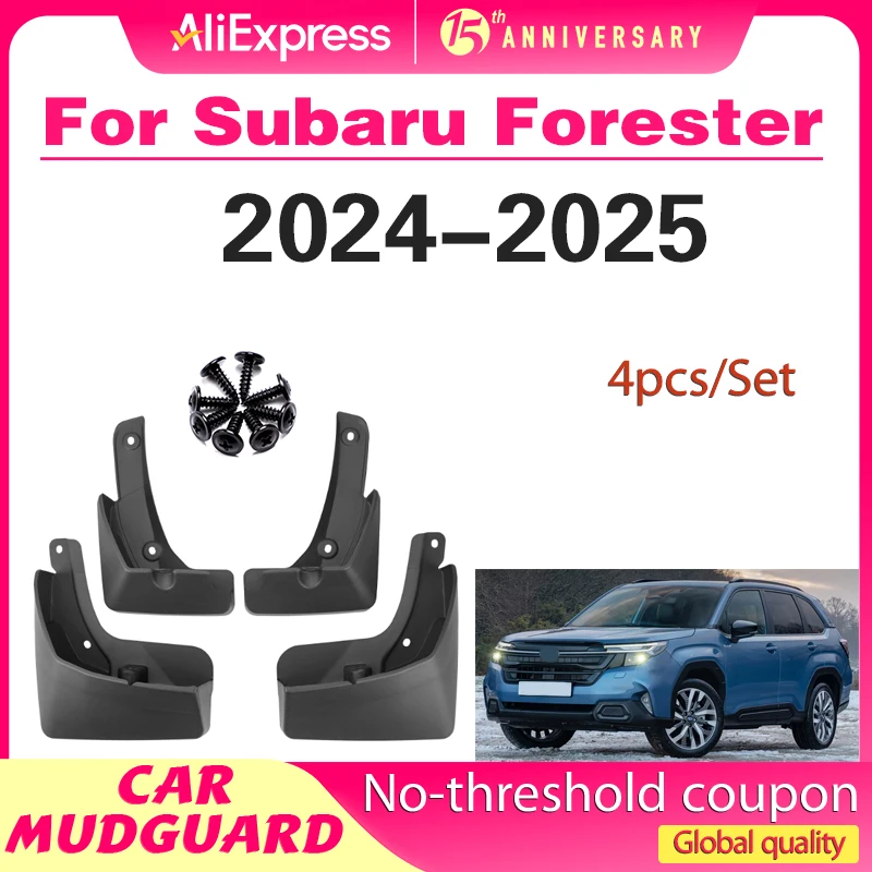 

Брызговики, подходят для Subaru Forester 2025, брызговики для шин, брызговики, аксессуары для защиты колес, передние и задние колеса