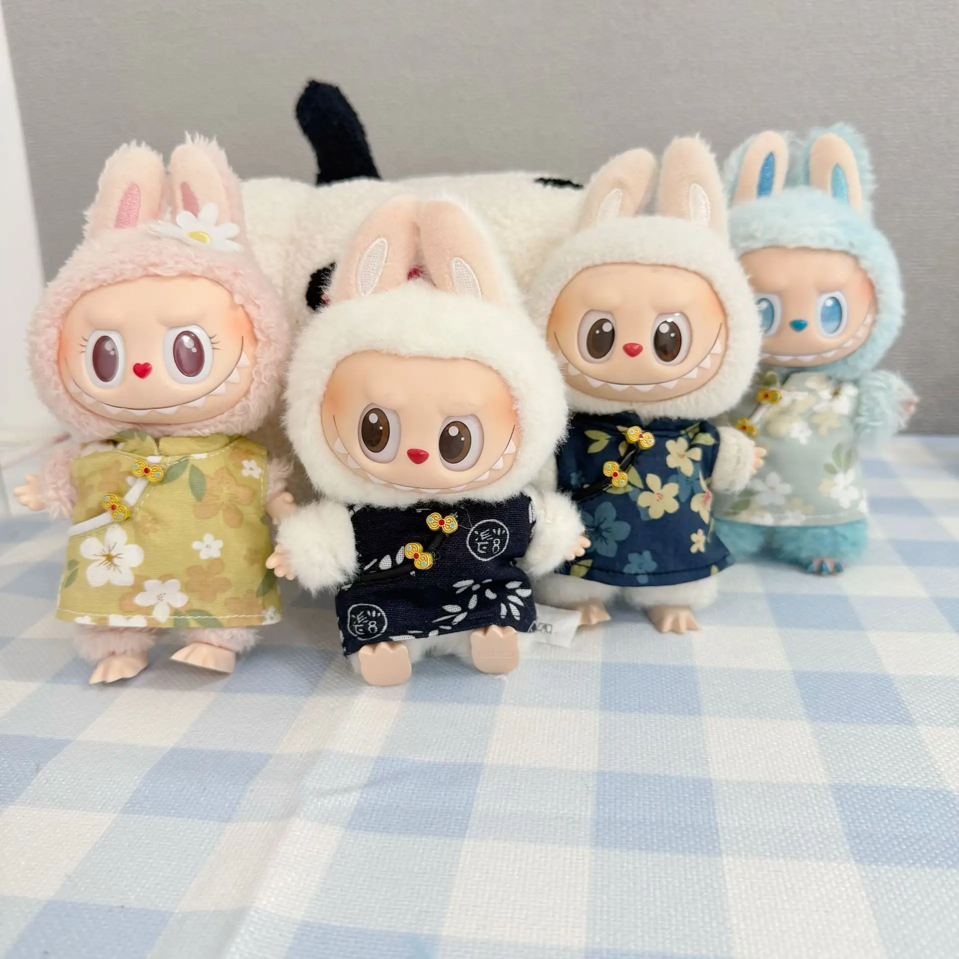 Ropa Labubu, disfraz Tang, Ropa tradicional china para Labubu V3, Ropa para muñecas, accesorios, Ropa Labubu