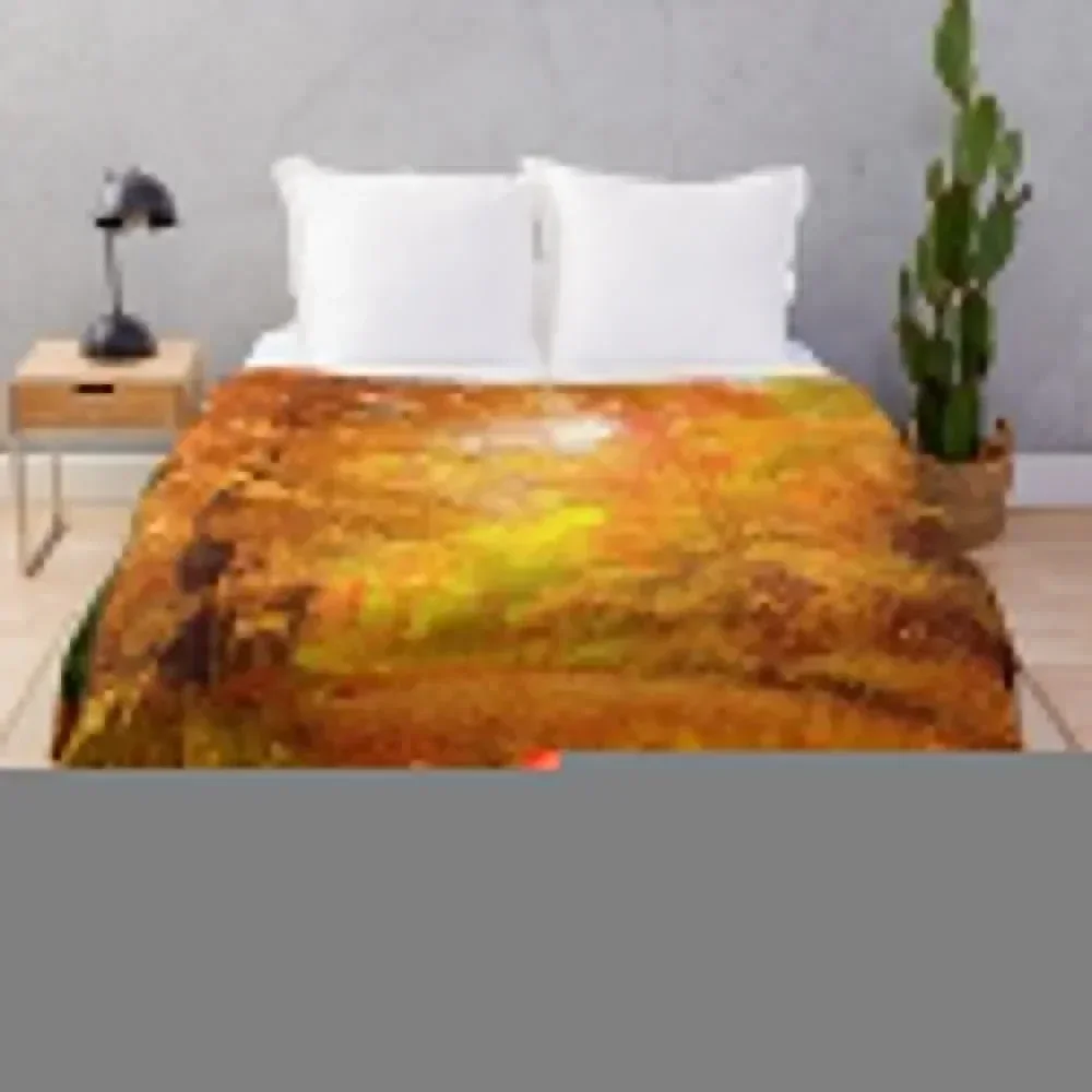 

Vermont Autumn Throw Blanket Thin halloween Luxury St Camping Blankets