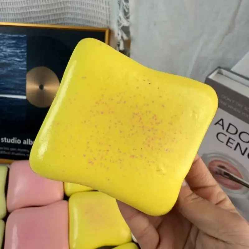 Soft Simulated Toast Squeeze Stress Relief Toys  Bread Squeeze Fidget Toys Decompression Slow Rebound Sensory Toy Adults