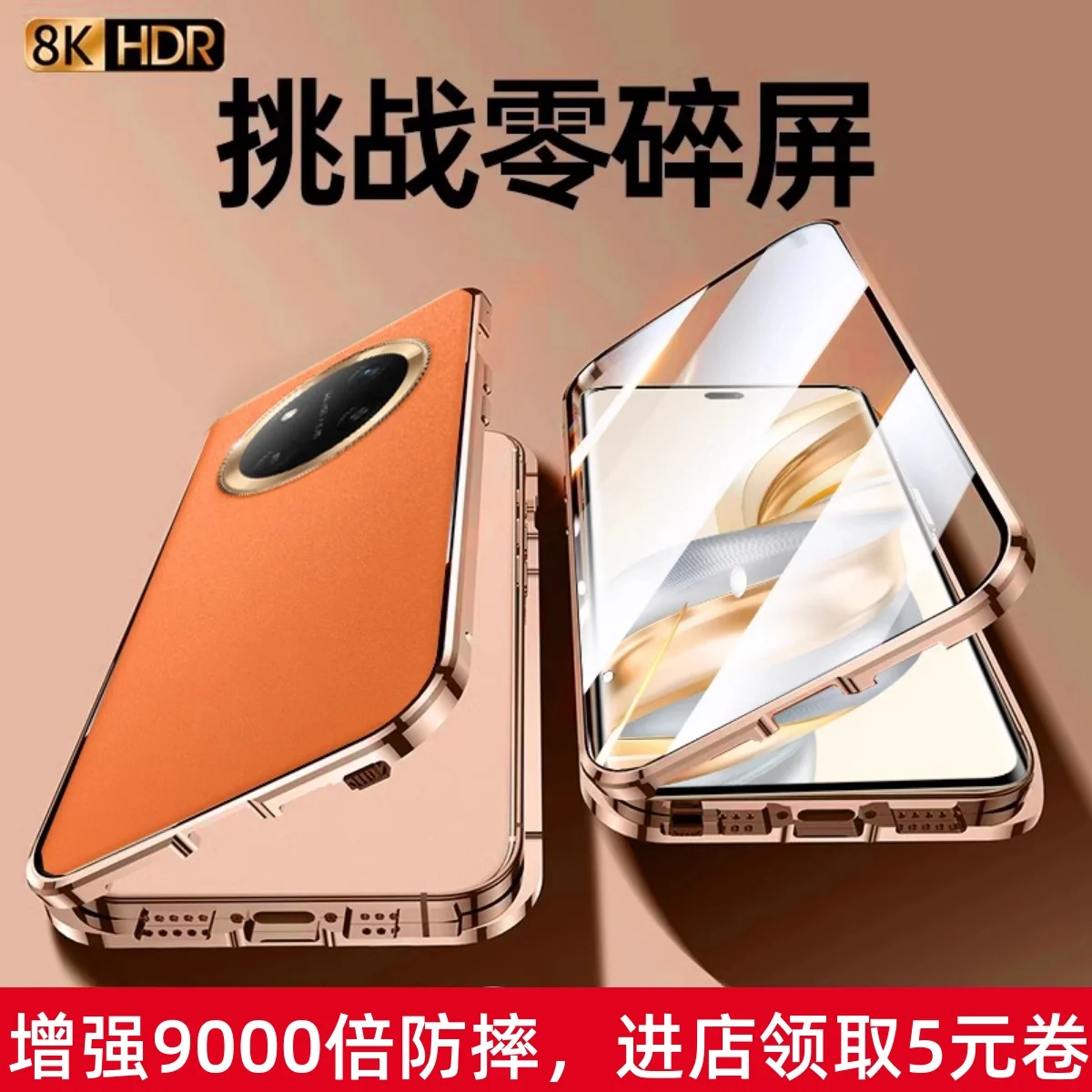 

Case For Honor Magic 7 Lite X9C X60 Pro Luxury Leather 360° Full Cover Phone Cover For Honor Magic7 Lite HD Glass Shell Funda