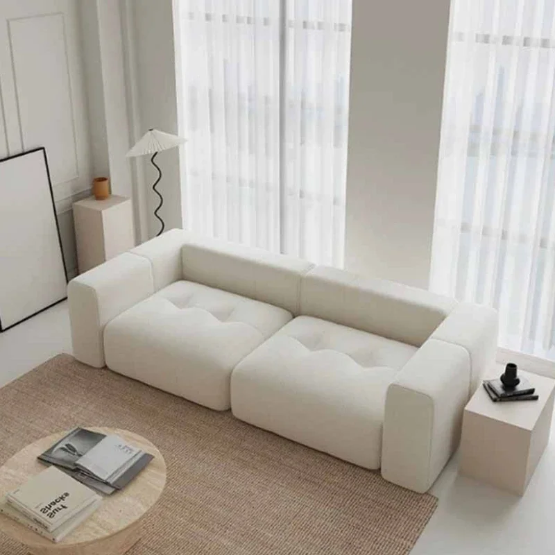 

Sleeping European Cheap Sofas Simple White Fillers Lounge Living Room Sofa Lazy Nordic Divani Da Soggiorno Bedroom Furniture