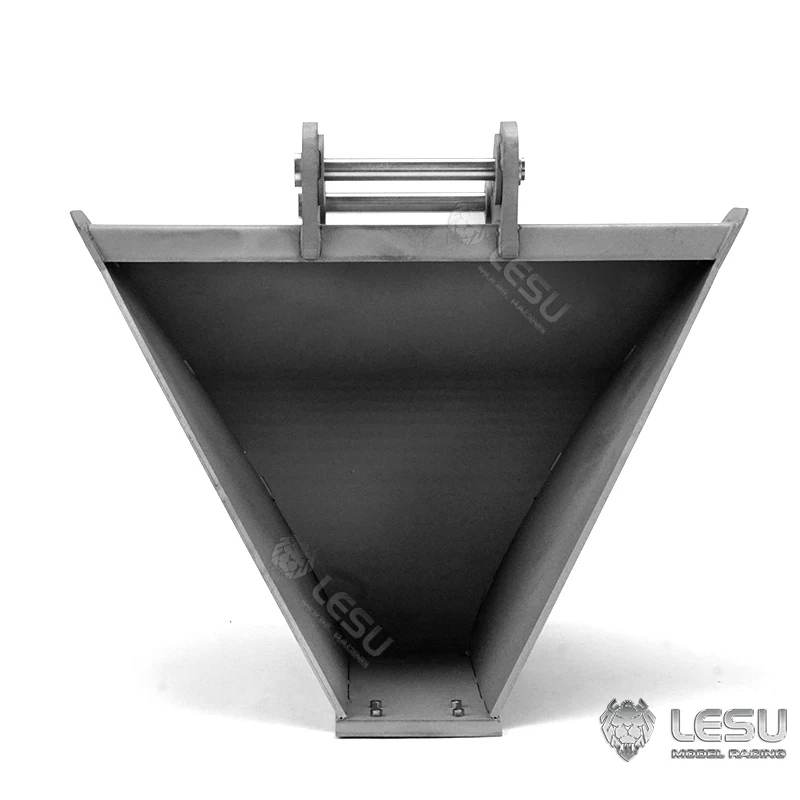 Metal Trapezoidal Bucket for 1/14 LESU C374 Hydraulic RC Excavator DIY Model Spare Parts