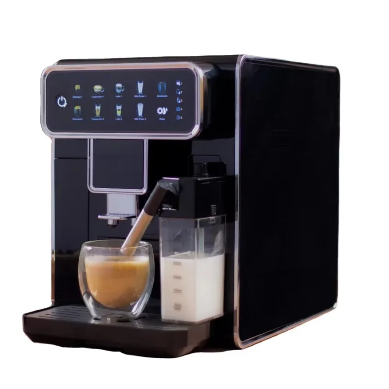 

Home and Office Smart Fully Automatic Coffee Machine Large LCD Screen Espresso Coffee Maker