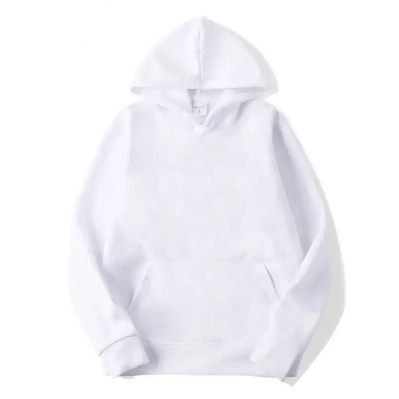 Plain Fleece Men Hoodies Sweatshirts Fashion Hooded Sweatshirt Unisex White Black Hoodies For Men Polerones Hombre Felpa Uomo