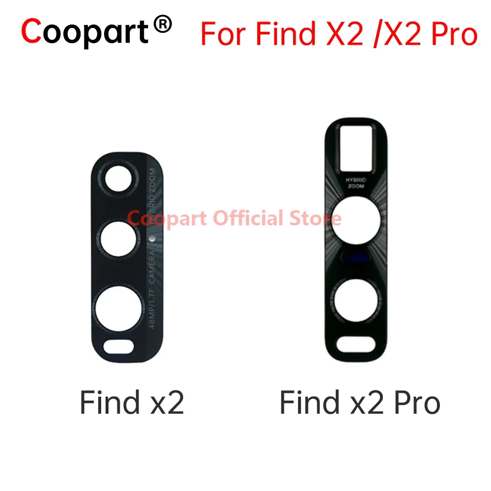 Camera Lens Spare Parts For Oppo Find X2 Pro Back Camera Glass Lens With Adhesive Sticker