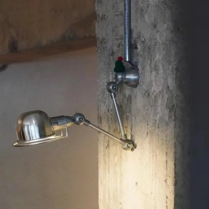 American Industrial Style Retractable Folding Wall Lamp Retro Homestay Entrance Hall Bedroom Bedsides