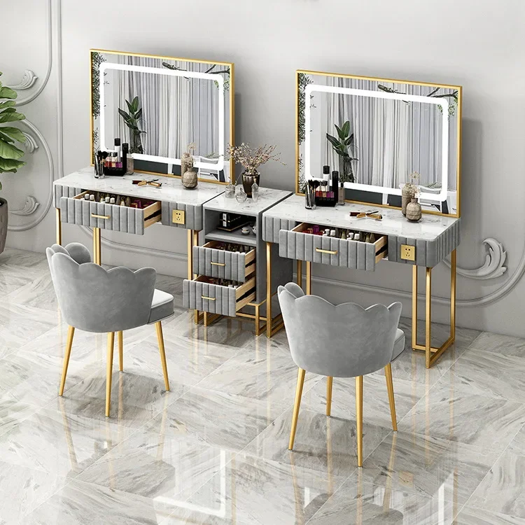 Photo studio marble makeup Taipei European ins bedroom dresser photography studio makeup professional makeup table mirror