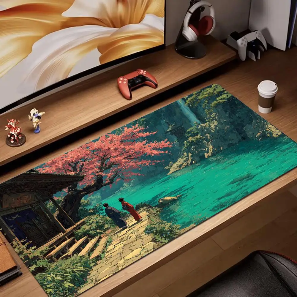 

Beautiful artistic landscape Mouse Pad rubber anti-slip Desk Mat pc accessories Gaming mat mousepad suitable for work and game