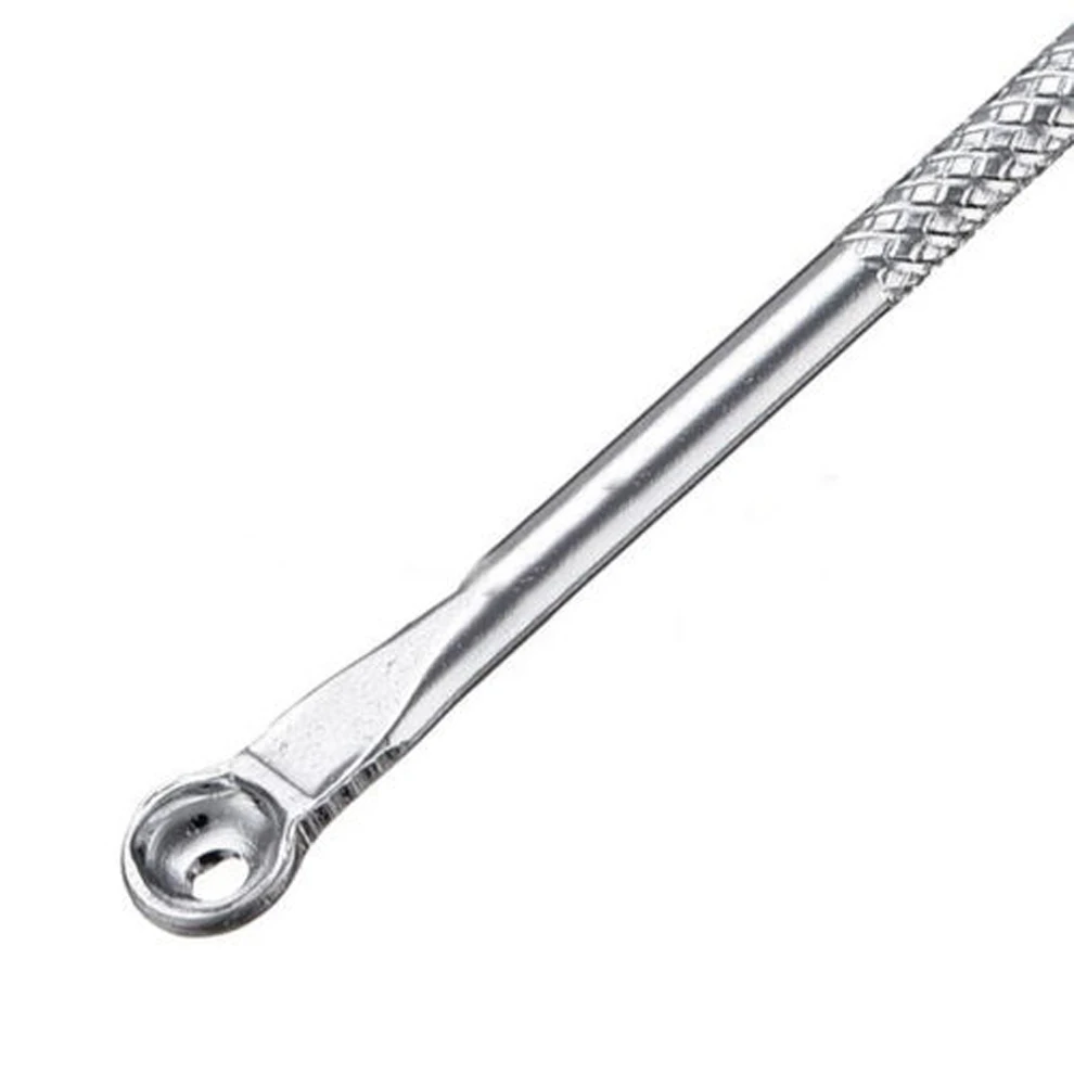 2x Dual Heads Acne Needle Blackhead Blemish Squeeze Pimple Extractor Remover Spot Cleaner Beauty Skin Care Tool Stainless Steel