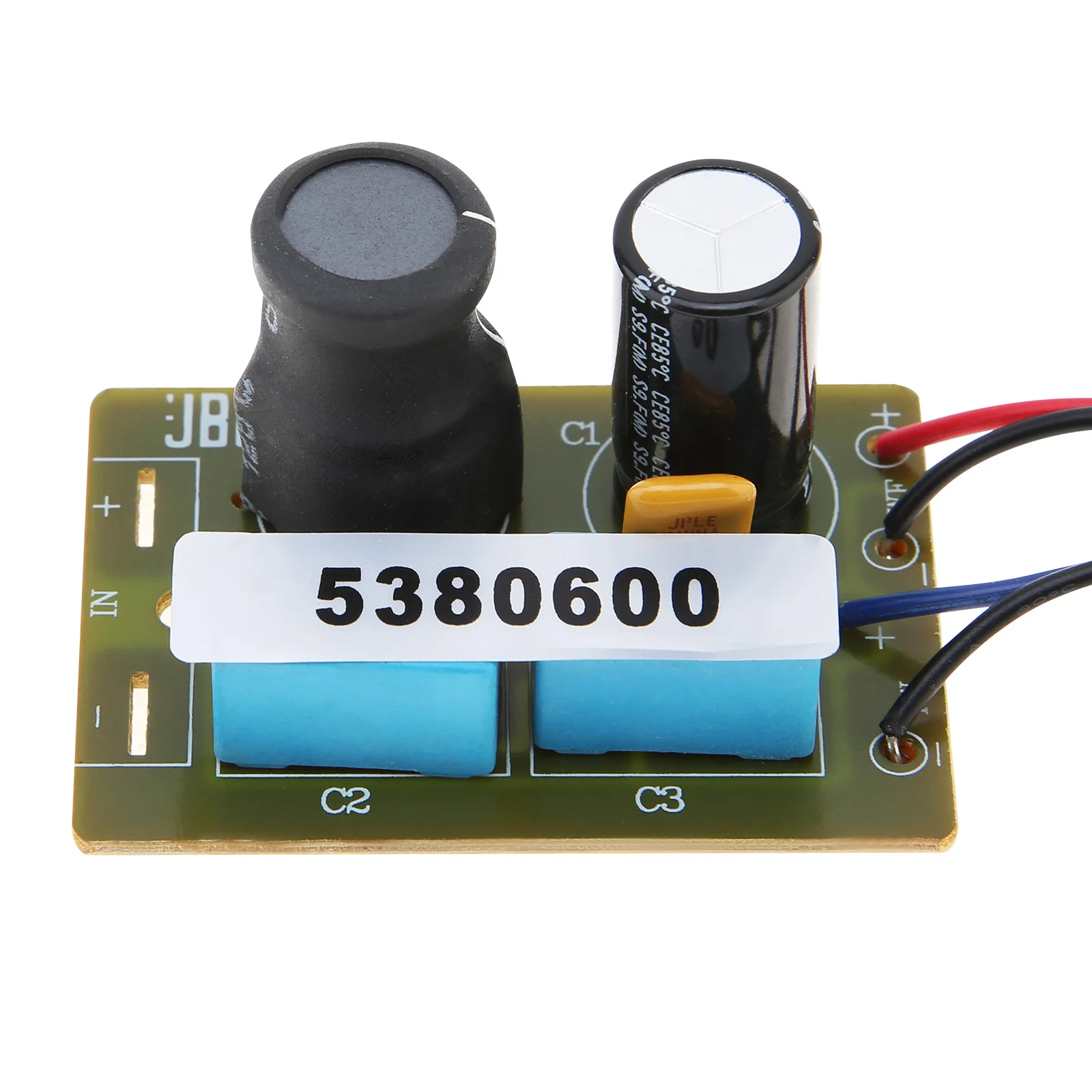 مكبر صوت مقسم تردد الصوت ، وحدتين ، فلاتر كروس لسماعات الصوت ، أرضية PCB مع لوح حريق ، 60 واط