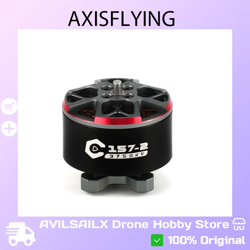 

Axisflying C157-2 3750KV Brushless Motor - High-Performance Cinematic Motor for 3.5" FPV