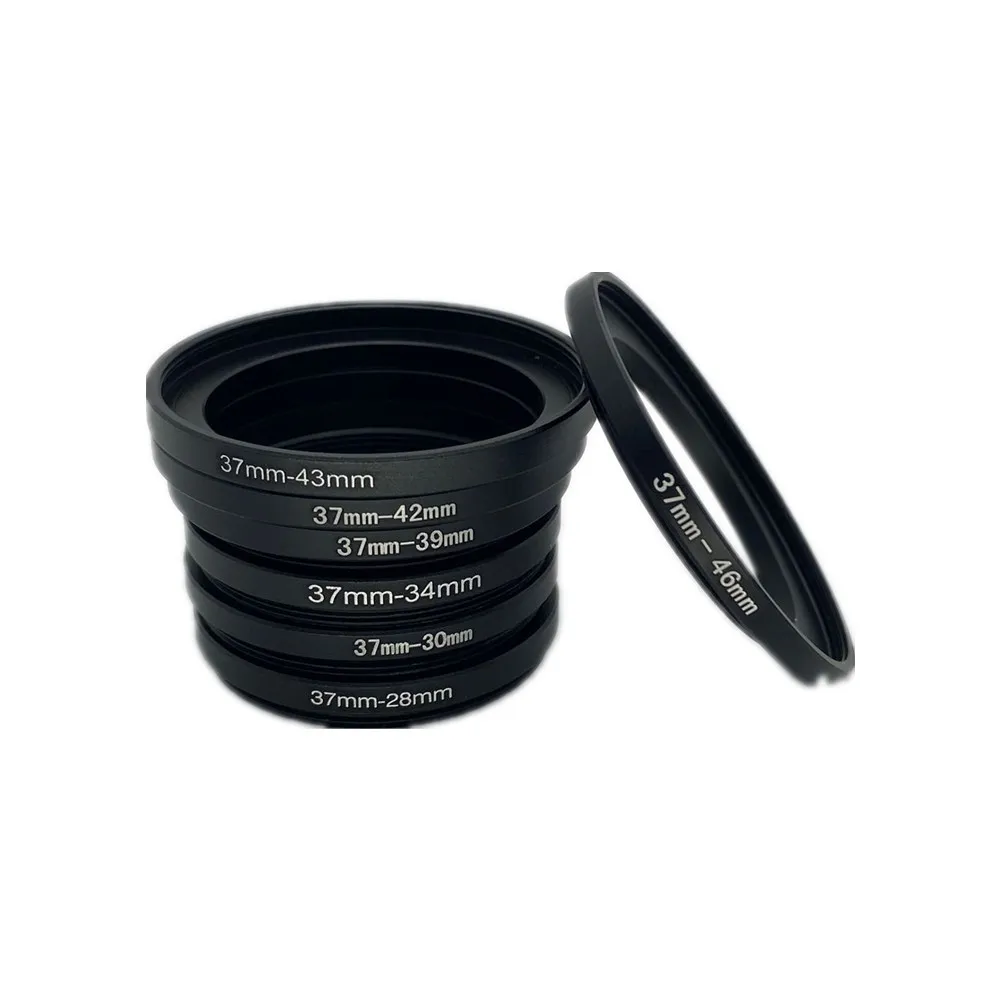37mm 37-43 37-49 37-46 37-52 Step Up Down Filter Ring Adapter for Camera Lens 37 to 39 42 46 49 52 55 58 67 37-28 37-30 37-34