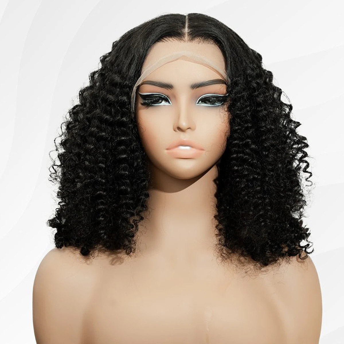 

400 Density Glueless Pre Plucked Kinky Curly Wig 100% Human Hair Wear And Go 13x6/13x4 HD Transparent Lace Front Brazilian Hair