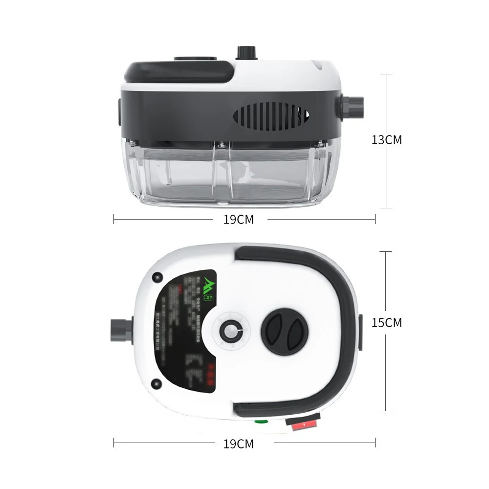 Портативный ручной пароочиститель 2500 Вт, высокотемпературная машина для очистки пара под давлением с насадками для мебели, автомобиля
