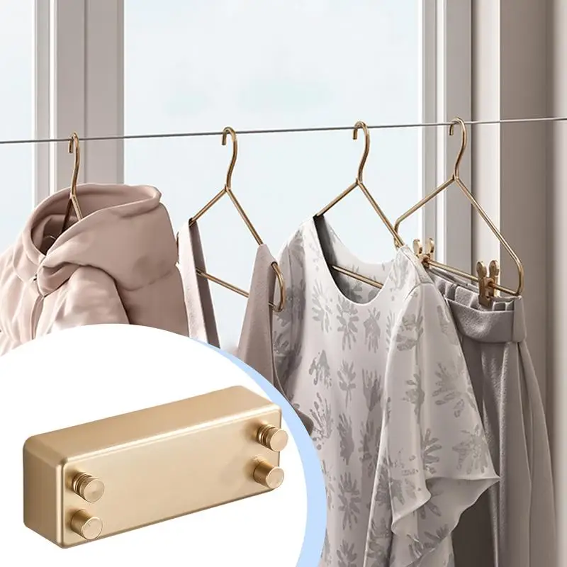 Retractable Clothesline Stainless Seel Pull-Out Clothes-Drying Machine Rope Space-Saving Clothes Drying Rack For Household