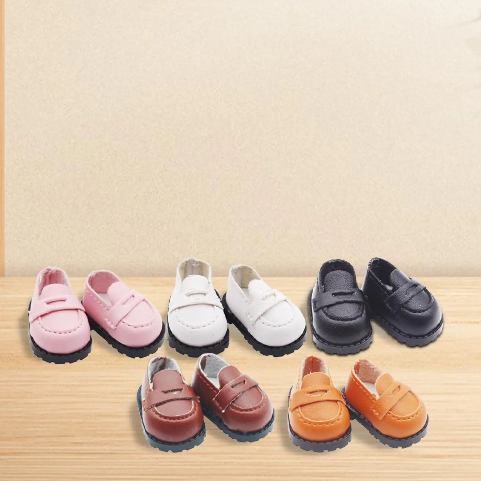 1 Pair Doll Shoes Thanksgiving Gifts DIY Handmade Boots Costume Accessories Mini Doll Shoes for 15cm 17cm Doll Kids Age 5-7 8-10