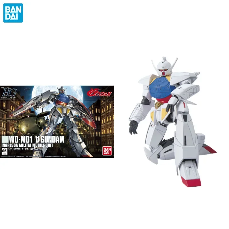 

Bandai Original Gundam Model Kit Anime Figure HGUC 1/144 WD-M01 Turn A Gundam Action Figures Collectible Toys Gifts for Kids