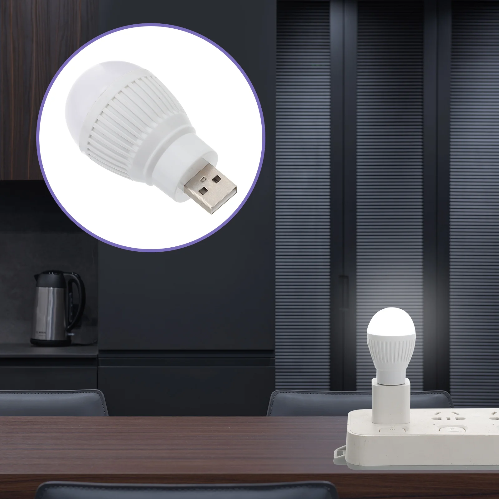 LED Night Light Mini Portable USB Bulb Lamp for Reading (Random color) USB Light Bulb USB Blubs Light