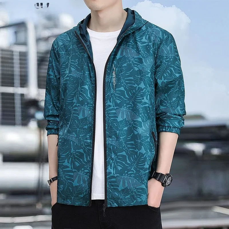 Sun Protection Coats Men Thin Soft Breathable Thin Skin Coats Mens Quick Drying Jacket Outdoor Fishing Hoodies Outwear B50