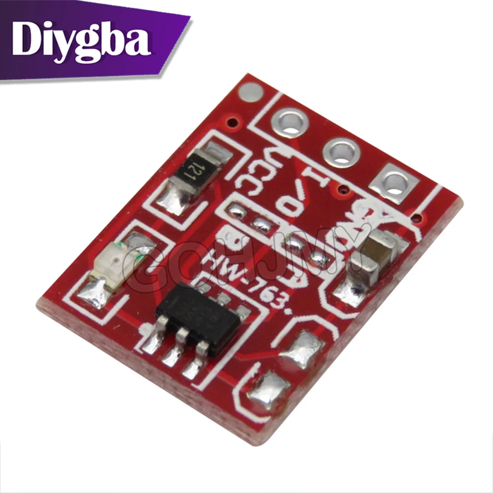 10PCS TTP223 touch button module self-locking point action capacitive switch single circuit transformation