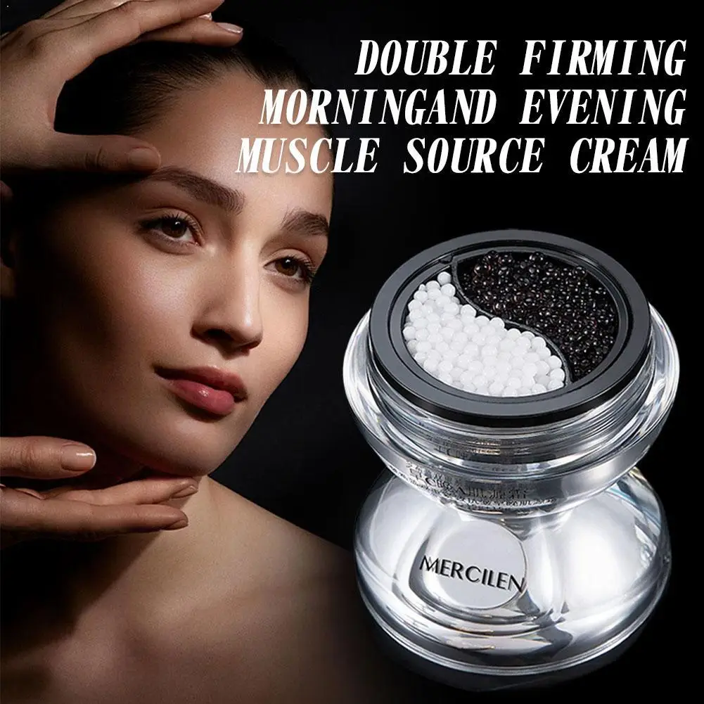 

Day Night Dual Firming Essence Cream Set Vitamin C White Truffle Day Cream Retinol Black Truffle Night Cream Smooth Refresh
