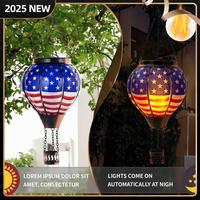 AMETAL Solar Hot Air Balloon - Solar Lanterns Outdoor Hanging Waterproof For Garden Yard Patio Farmhouse Decoration