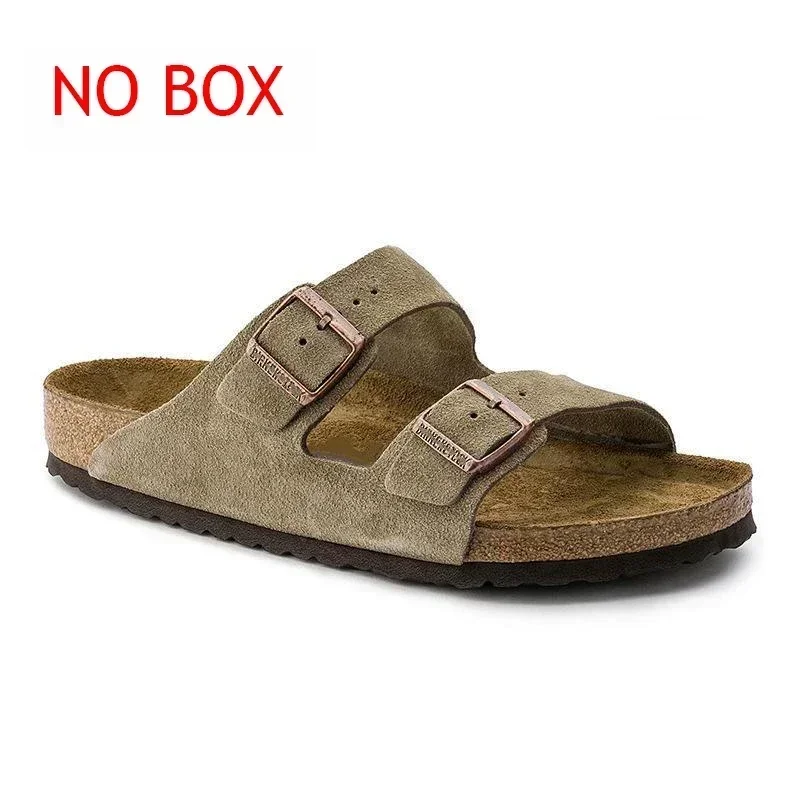 Birken Slippers Women Men Slippers Luxury Indoor Bottom Non Slip Cork Slippers Women's Beach Outdoor Home Flip Flops Sandals