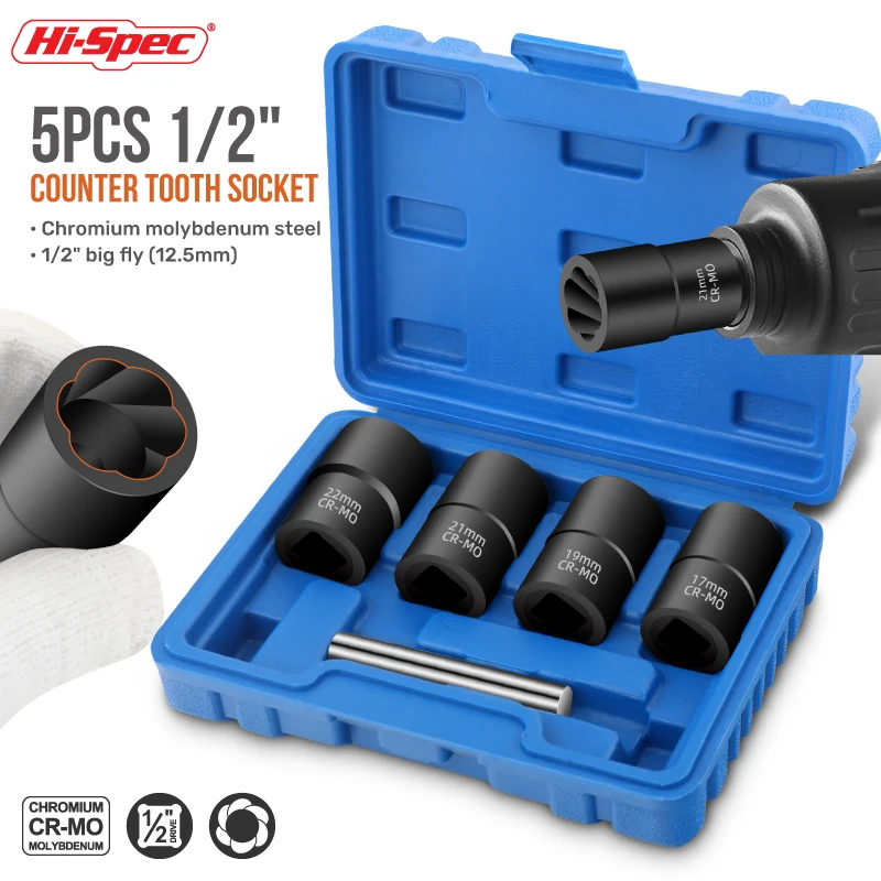 Removedor de Porca Torx de Alto Especificação Peças Material de Liga Removedor de Parafuso Danificado Chave Cr-mo Soquete para Parafusos Necroticos