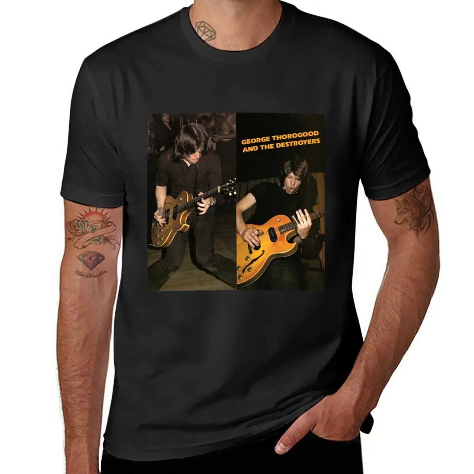 

George Thorogood george thorogood and the destroyers T-Shirt graphics boys whites tops sports fans t shirts men