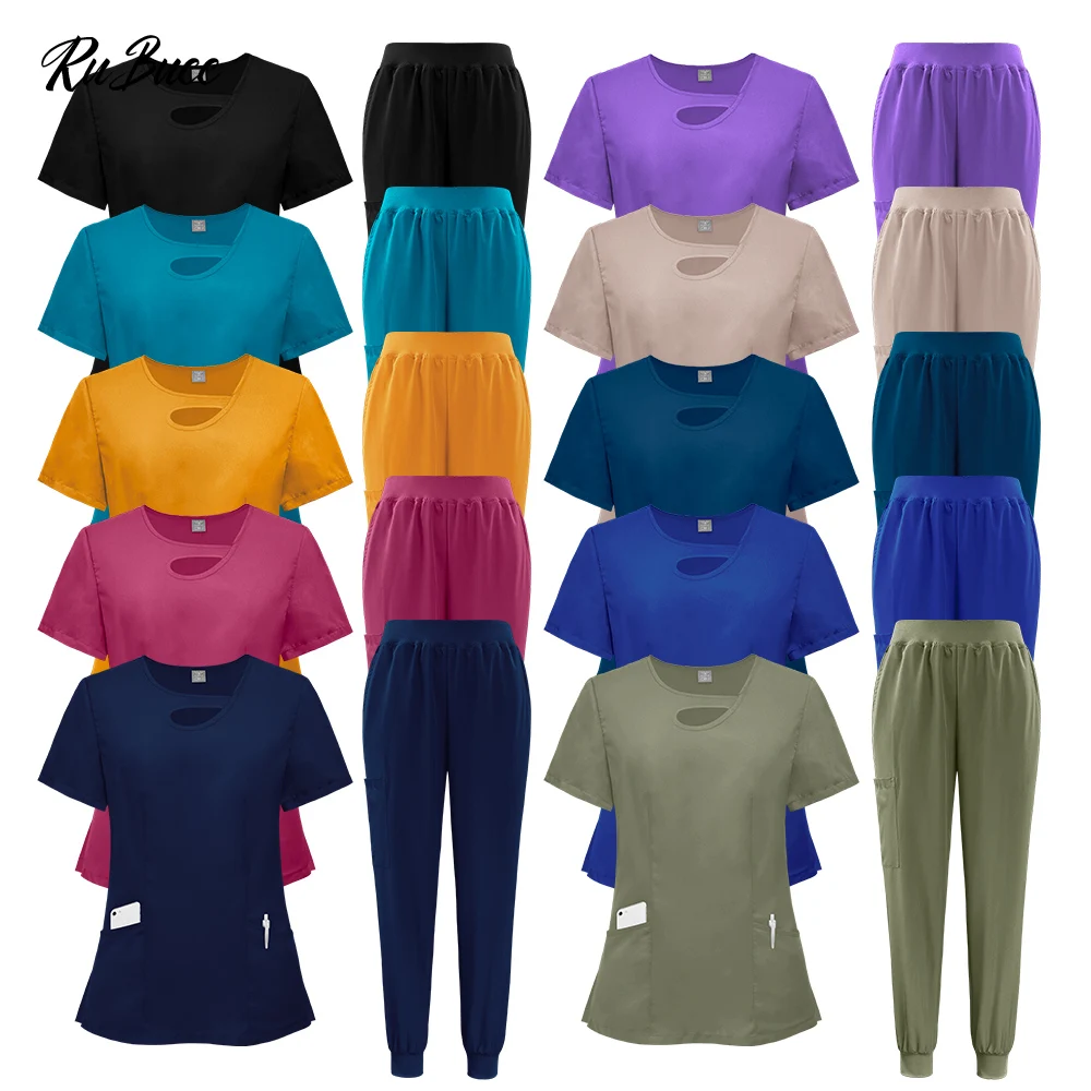 

Hospital Medical Nursing Clothes Men&women Dental Clinic Surgical Work Suit Scrub Uniform Pharmacy Workwear Doctor Nurse Uniform