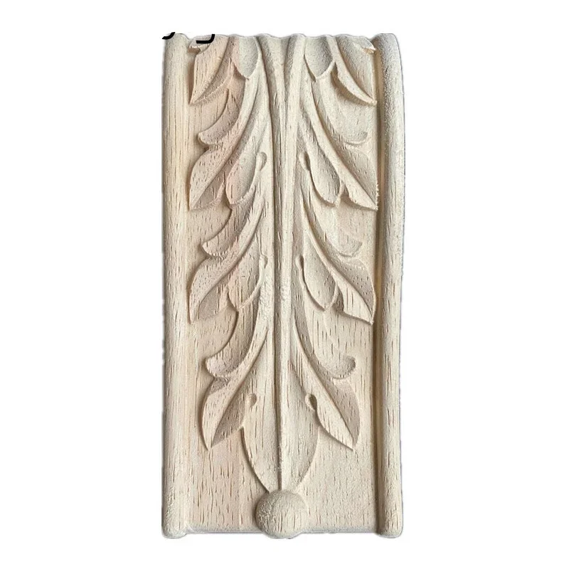 15cm Wood Furniture Applique Door Fireplace God Stage Stigma Column Decoration Accessories Modern Kitchen Vintage Home Decor