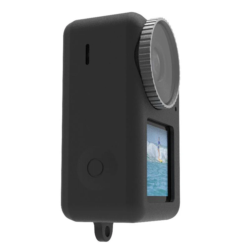 Силиконовый чехол для DJI Osmo Action 3, защита экрана из закаленного стекла, защитная пленка, крышка для объектива, аксессуары для DJI Action 3