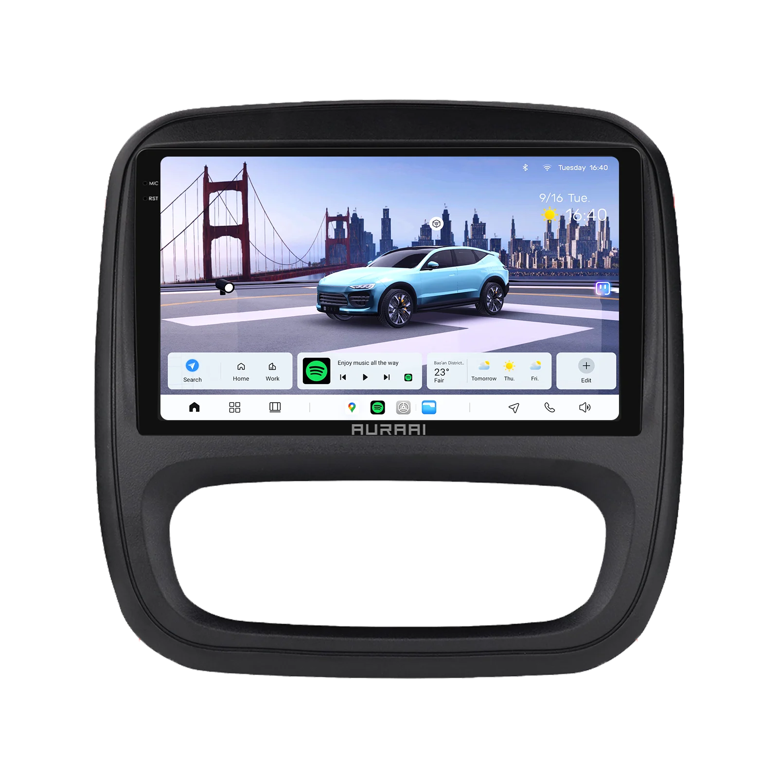 8G 256G Android Carplay Car Stereo For Renault Trafic 3 2014-2021/ Opel Vivaro B 2014-2018 Autoradio Navi WiFi Multimedia DSP FM