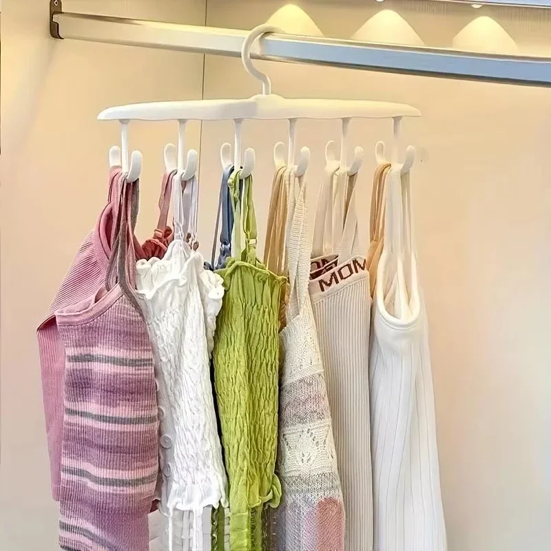 Drehbarer Kleiderbügel mit 12 Haken – platzsparender Schrank-Organizer für Krawatten, Gürtel, Unterwäsche, Röcke | Tragbare Aufbewahrungsteile für Zuhause und Wohnheim – Detail 4
