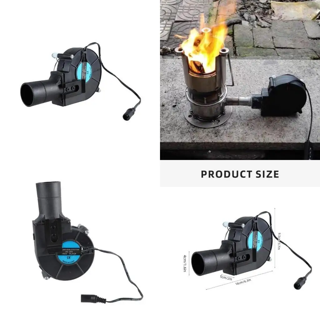 

G6KF BBQ Air Blower 24V Портативный легкий электрический электрический вентилятор BBQ.