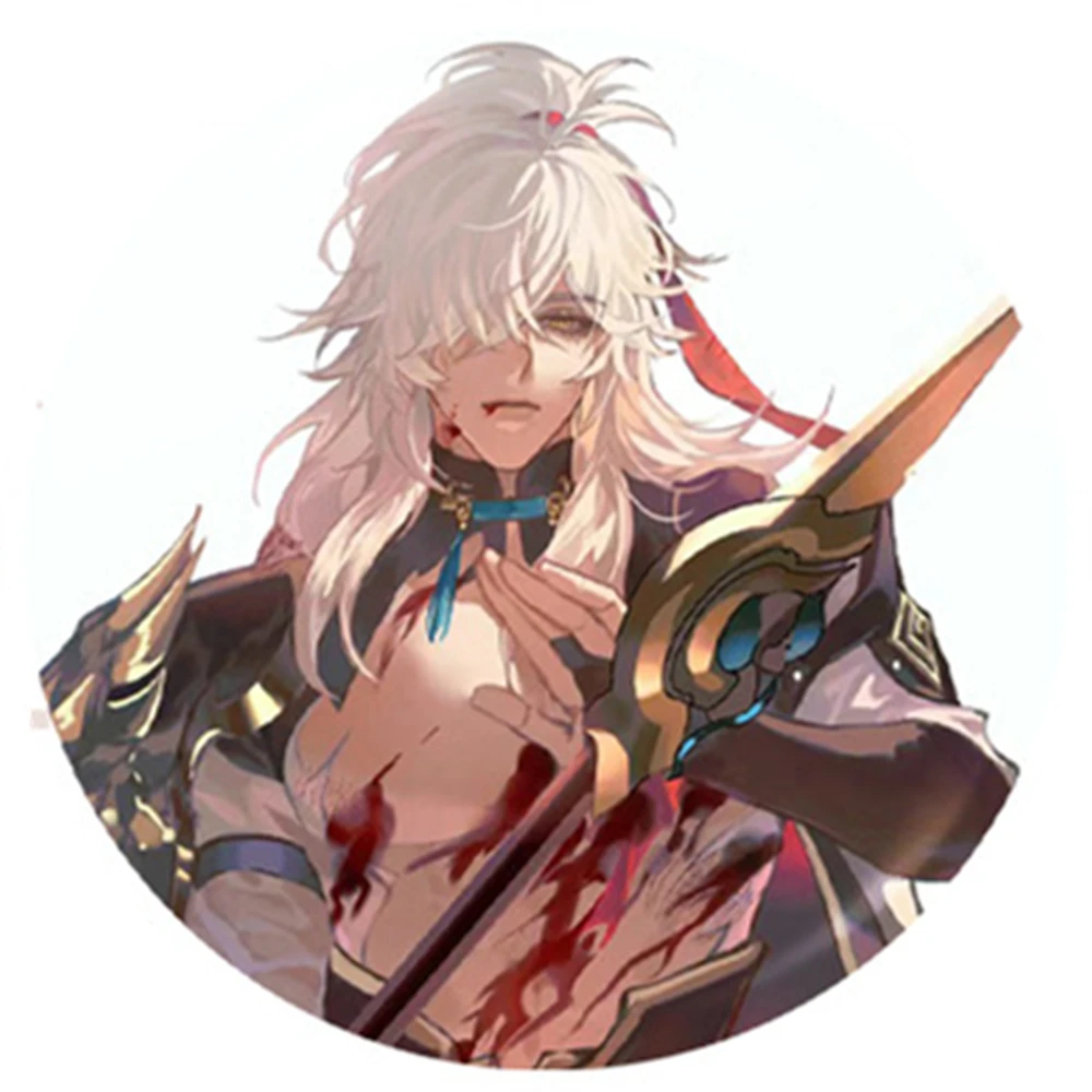 

58 мм игра Honkai: Star Rail Jing Yuan значок для косплея булавка SPTE жестяная брошь ﻿ Опора Xmas Gilf