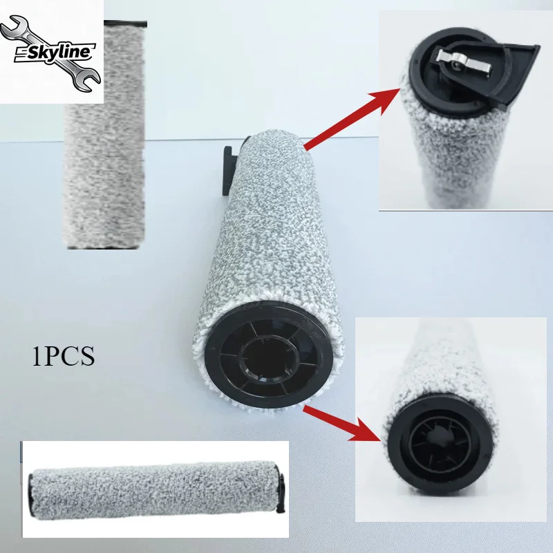 1Pcs Roller Brush Accessory for FC9 PRO, FLASH, G3, applicable to Eureka Floor Scrubber Replacement Parts