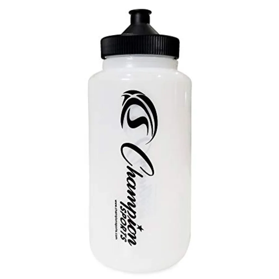 Champion Sports WX32 Pro Bouteille d'eau à presser pour l'entraînement en salle de sport et les aventures en plein air Conception anti-fuite avec poignée ergonomique et Q