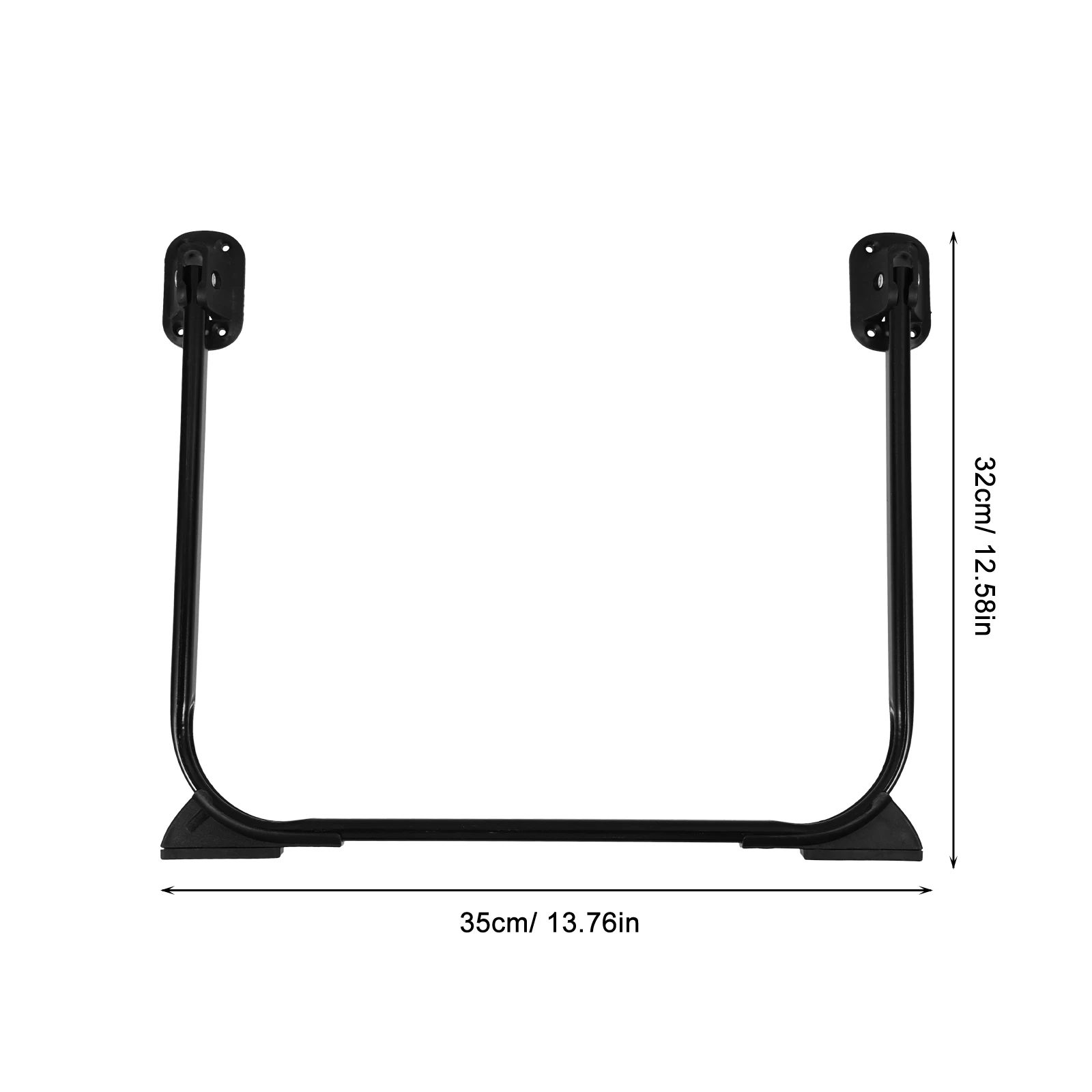 

2Pcs Foldable Table Legs U Shape Heavy Duty Iron Brackets for Small Desk Coffee Table Wear Resistant Damage Resistant Easy