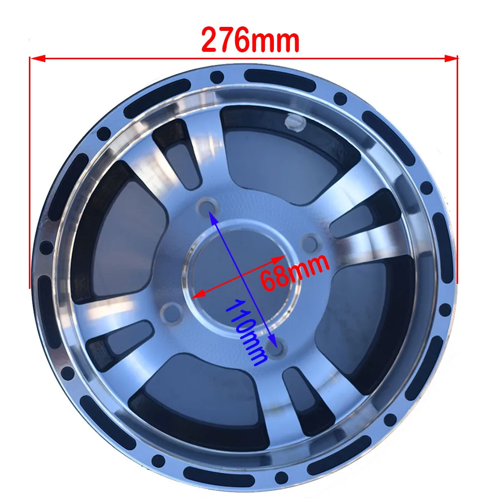 ATV Aluminum Alloy Rims front and rear 4pcs of 1 set 10x8inch and 10x5.5inch