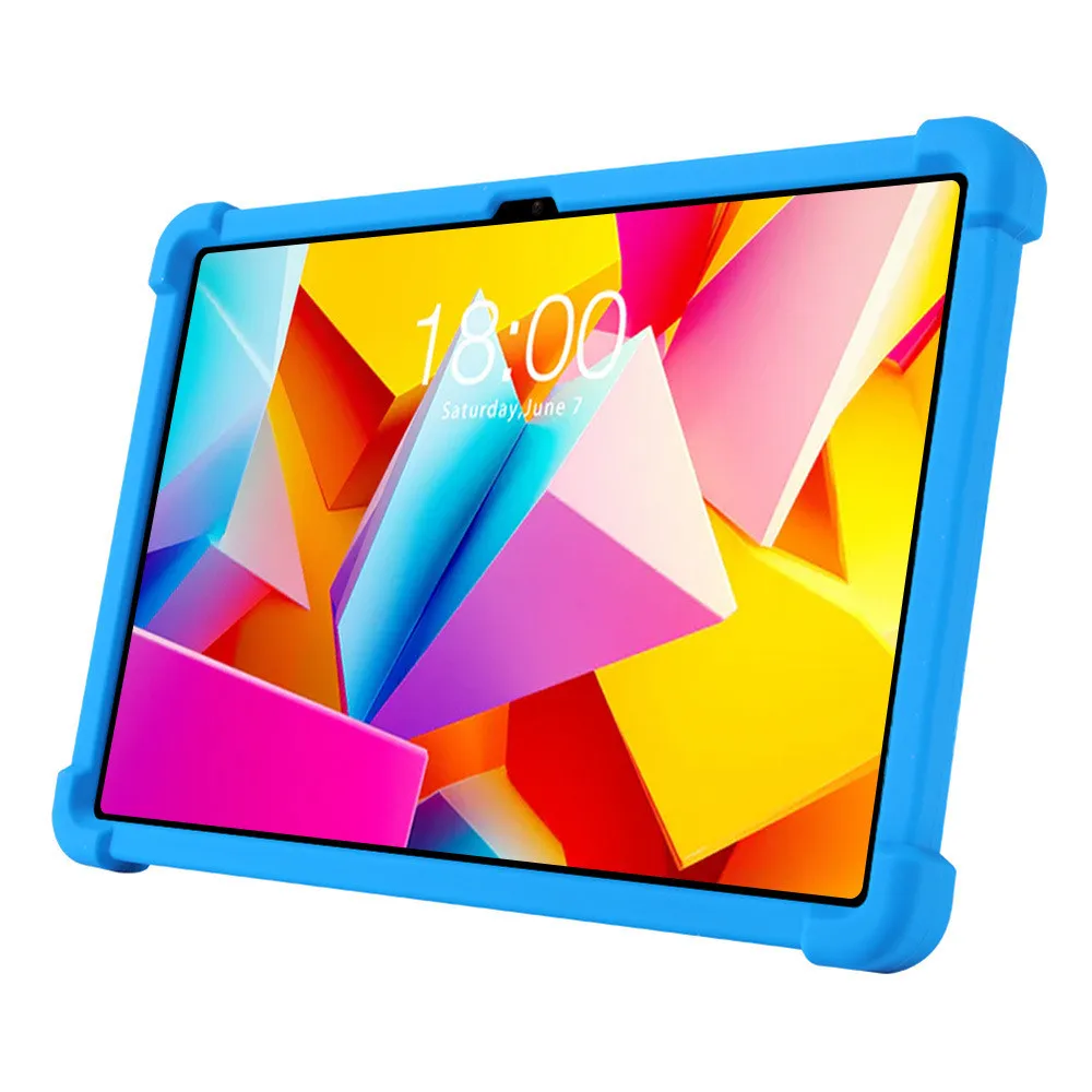 Shockproof Soft Silicone Tablet Case For Teclast T50 Plus 10.95 inch 2025 Adjustable Stand Protective Cover