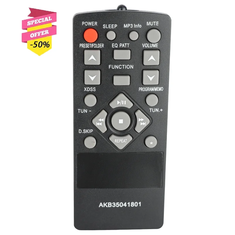 

AKB35041801 Remote Control For Audio System XC12 XC12U XC12UD1U XC-12 XC-12U XC12U-D1U Replacement Controller