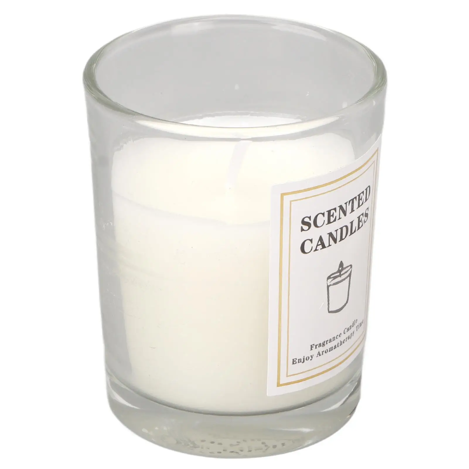 15-Hour Jar Scented Soy Wax Candle - Rich Fragrance for Odor Removal & Parties