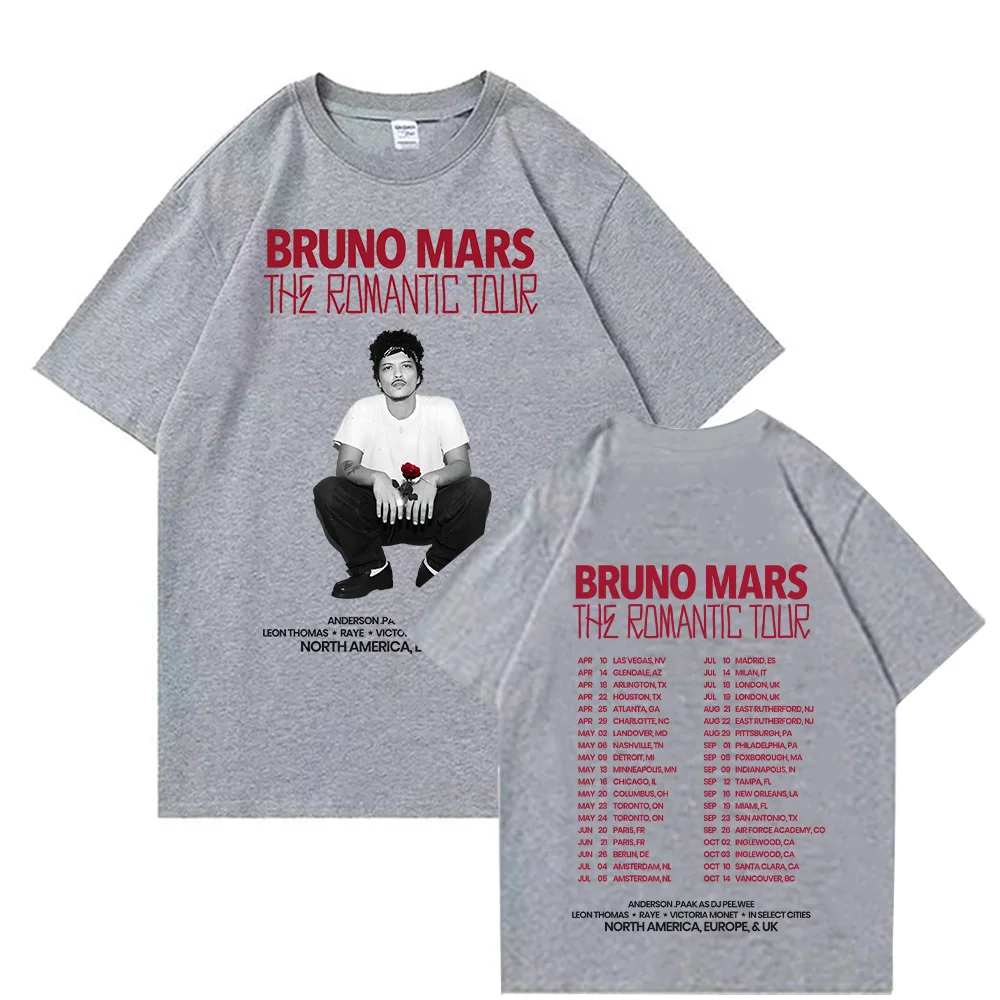 Bruno Mars The Romantic 2026 Tour Tee Bruno Mars T-shirt Unisex