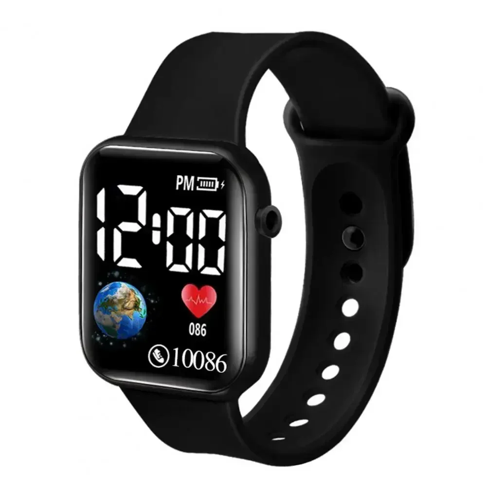 Led Digitaal Display Waterdicht Elektronisch Horloge Smart Watch Sport Fitness Led Digitaal Display Kinderen Kijken Naar Kinderen Universeel