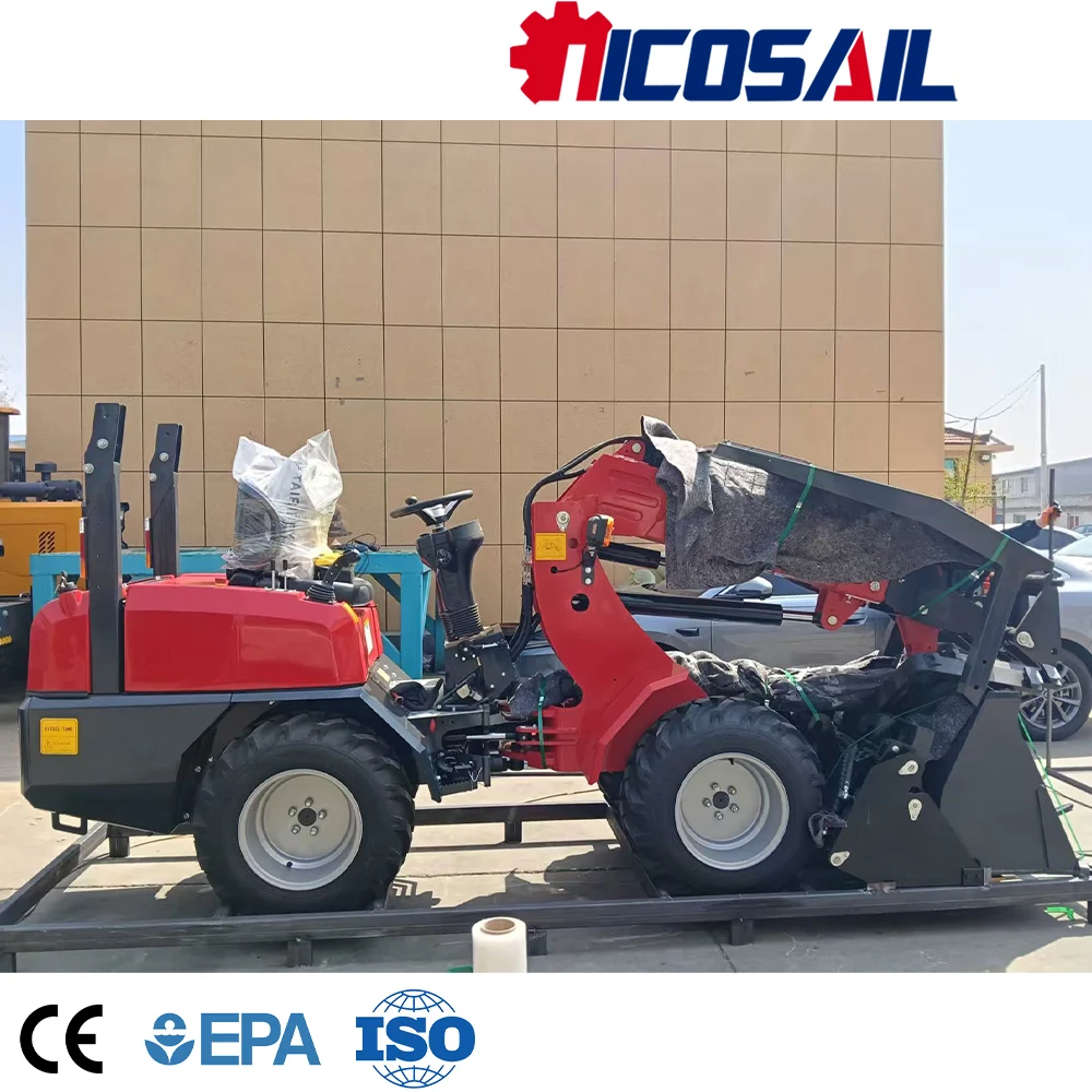 

Custom KZL918 Telescopic Loader Mini Euro 5 CE Powerful Compact Loader for Construction Farm and Garden Jobs